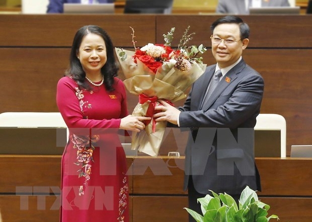 Vo Thi Anh Xuan elected Vice State President